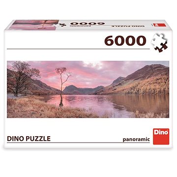 Dino jezero v horách 6000 puzzle (8590878565128)