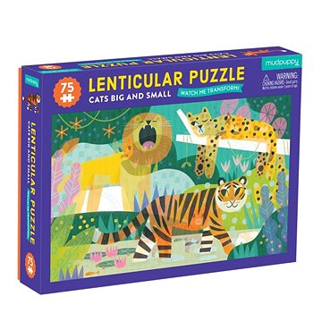 Magické puzzle - Velké a malé kočky (75 ks) (9780735367746)