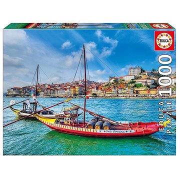 Puzzle Lodě Rabelo, Porto 1000 dílků (8412668171961)