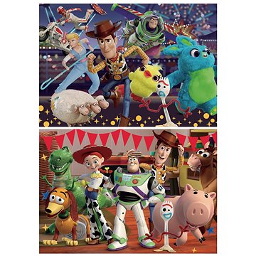 Puzzle Toy Story 4, 2x100 dílků (8412668181076)
