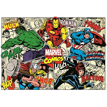 Puzzle Marvel komiks 1000 dílků (8412668184985)