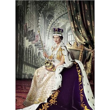 Puzzle Královna Alžběta II. 1000 dílků (628136609197)