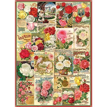 Puzzle Katalog semínek: Růže 1000 dílků (628136608107)