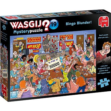 Puzzle WASGIJ Mystery 19: Chyba v Bingu 1000 dílků (8710126191828)