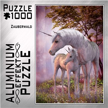 Metalické puzzle Kouzelný les 1000 dílků (4260092647422)