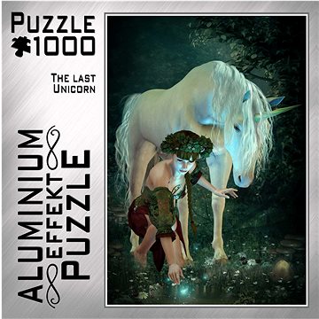 Metalické puzzle Poslední jednorožec 1000 dílků (4260092647415)