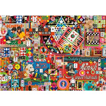 Puzzle Vintage: Stolní hry 1000 dílků (4001504599003)