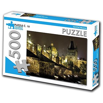 Puzzle Noční Praha 500 dílků (č.10) (8594047727188)