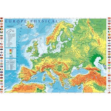 Puzzle Mapa Evropy 1000 dílků (5900511106053)