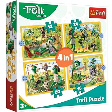 Puzzle Treflíci: Zábava 4v1 (12,15,20,24 dílků) (5900511343588)