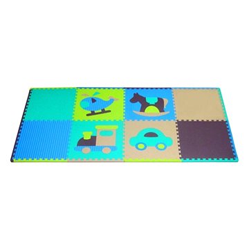 Pěnové puzzle Klučičí hračky SX (60x60) s okraji (8595146111533)