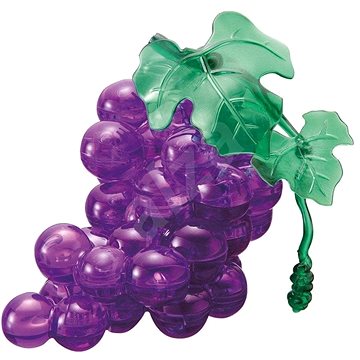 3D Crystal puzzle Hroznové víno fialové 46 dílků (4018928591186)