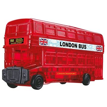 3D Crystal puzzle Londýnský autobus 53 dílků (4018928591568)