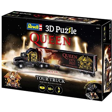 3D Puzzle Revell 00230 - QUEEN Tour Truck - 50th Anniversary (4009803896809)