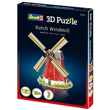 3D Puzzle Revell 00110 - Dutch Windmill (4009803895345)
