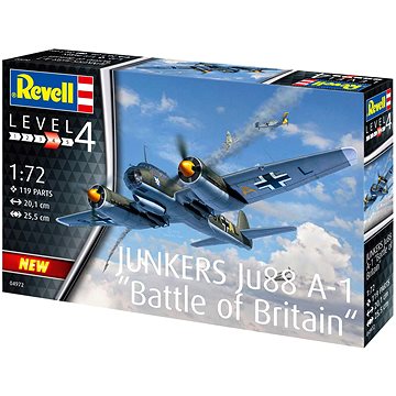 Plastic ModelKit letadlo 04972 - Junkers Ju88 A-1 Battle of Britain (4009803049724)