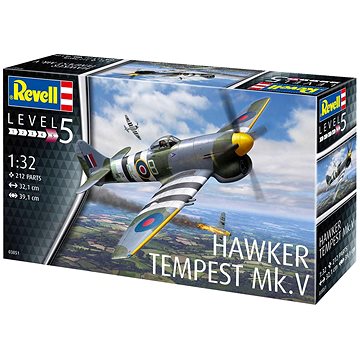 Plastic ModelKit letadlo 03851 - Hawker Tempest V (4009803038513)