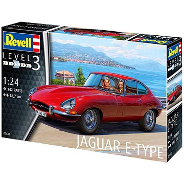 Plastic ModelKit auto 07668 - Jaguar E-Type (Coupé) (4009803076683)