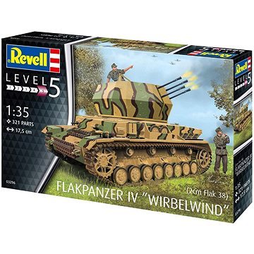 Plastic ModelKit military 03296 - Flakpanzer IV Wirbelwind (4009803896748)