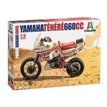 Model Kit motorka 4642 - Yamaha Tenere 660 cc Paris Dakar 1986 (8001283046428)