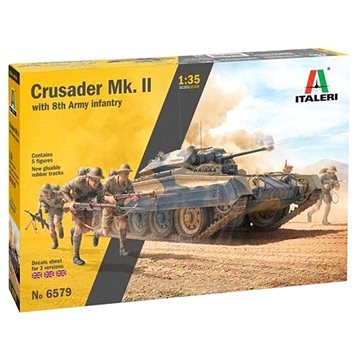 Model Kit military 6579 - Crusader Mk. II with 8th Army Infantry (8001283065795)