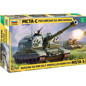 Model Kit military 3630 - MSTA-S is a Soviet/Russian self-propelled 152mm artillery gun (4600327036308)
