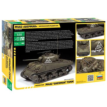 Model Kit tank 3702 - M4 A2 Sherman (4600327037022)