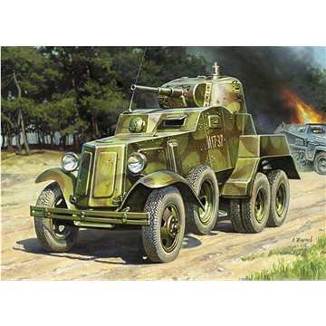 Model Kit military 3617 - Soviet Armored Car BA-10 (4600327036179)