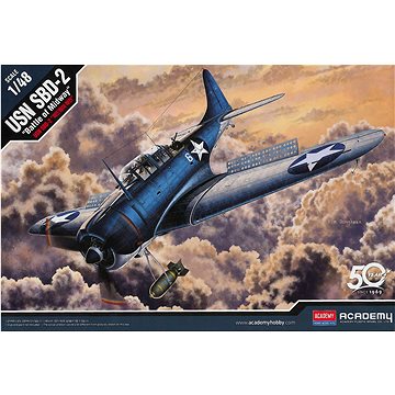 Model Kit letadlo 12335 - USN SBD-2 "Midway" (8809258920793)