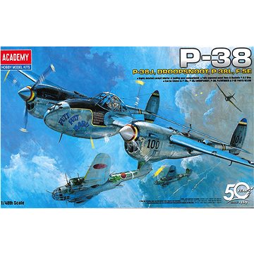 Model Kit letadlo 12282 - P-38 COMBINATION VERSION (603550022159)