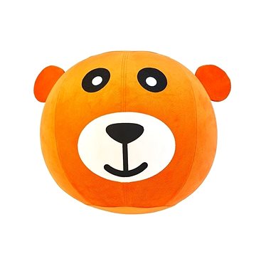 7 MÍČŮ Sedací míč oranžový medvěd - potah + míč 45 cm (750122464753)