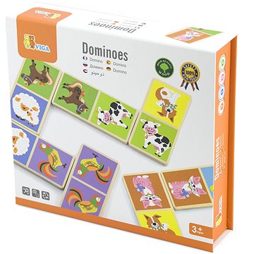 Dřevěné domino - domácí zvířata (6934510513061)