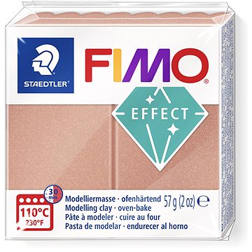 FIMO efekt růžovozlatá perleťová 57g (4007817014714)