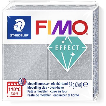 FIMO effect 8020 metalická stříbrná (4006608817961)