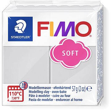 FIMO soft 8020 56g šedá (4006608809874)