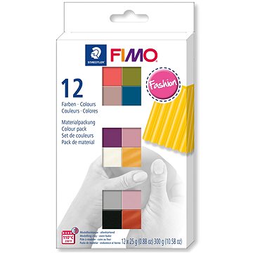 FIMO soft sada 12 barev 25 g FASHION (4007817053447)