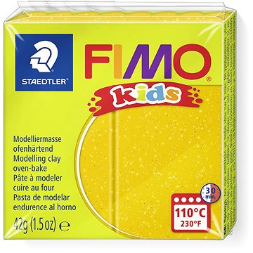 FIMO kids 8030 42g zlatá se třpytkami (4007817805169)