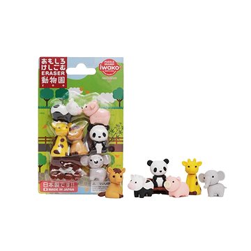 Iwako Zoo Set - balení 7 ks (4991685201010)