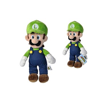 Simba Plyšová figurka Super Mario Luigi, 30 cm (4006592068974)