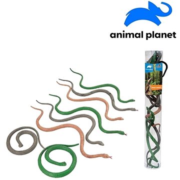 Zvířátka v tubě - hadi, 6 - 12 cm, mobilní aplikace pro zobrazení zvířátek, 8 ks (8590756075558)
