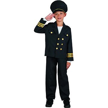 Šaty na karneval - pilot, 130- 140 cm (8590756093804)