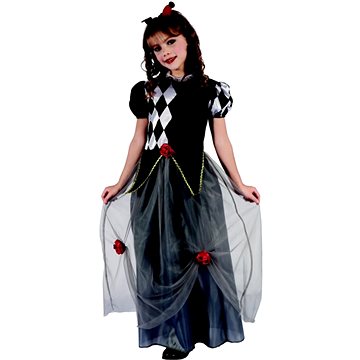 Šaty na karneval - princezna šašek, 120-130 cm (8590756955263)