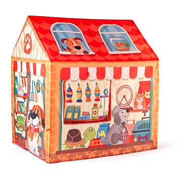 Woody Dětský stan domeček - Pet Shop (8591864914302)