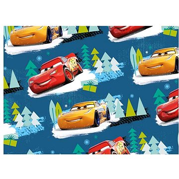 Balící papír vánoční role LUX Disney 5x100x70 (YV045 Cars) (8595138512256)