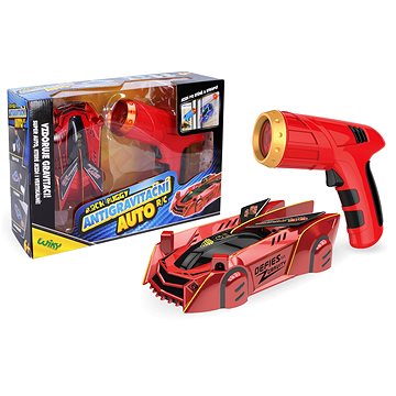Rock Buggy Auto antigravitační RC s laserem 15 cm červené (8590331930340)