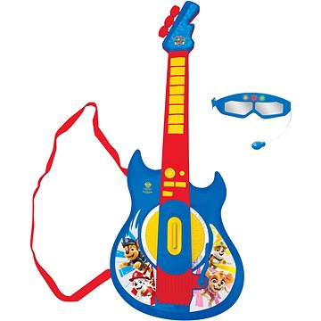 Lexibook Tlapková patrola Elektronická svítící kytara s mikrofonem ve tvaru brýlí (3380743092843)