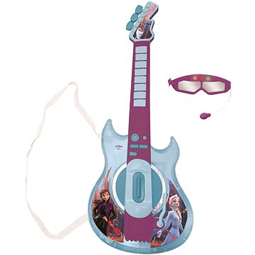 Lexibook Frozen Elektronická světelná kytara s mikrofonem ve tvaru brýlí (3380743087306)