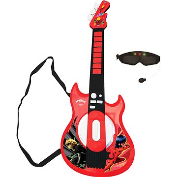 Lexibook Miraculous Elektronická světelná kytara s mikrofonem ve tvaru brýlí (3380743091884)