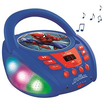 Lexibook Spider-Man Bluetooth CD přehrávač se světly (3380743089928)