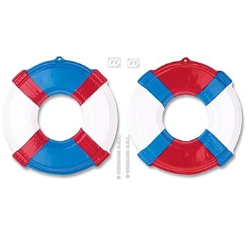 Dekorace záchranné kolo - námořník - červené/modré 46 cm (8003558507603)